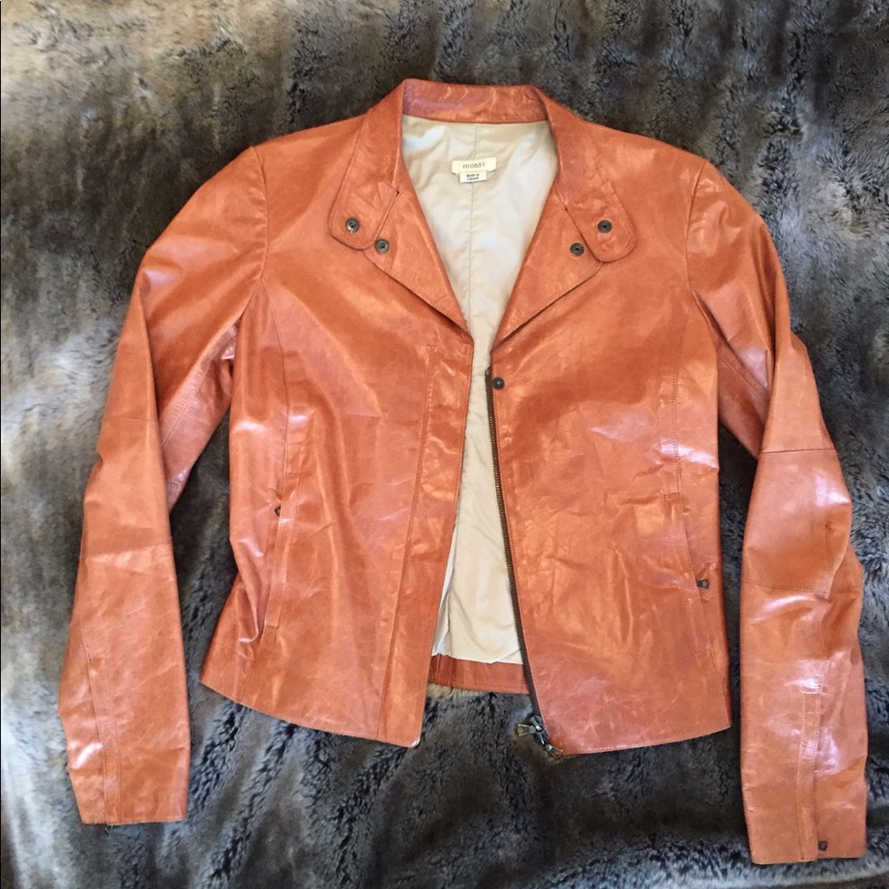 Leather jacket